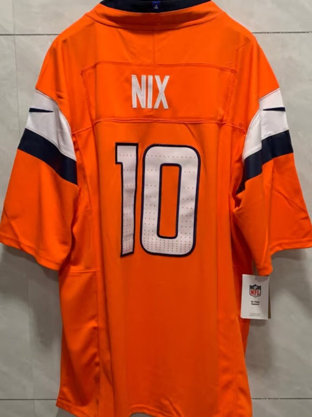 Bo Nix Orange Stitched Vapor Jersey